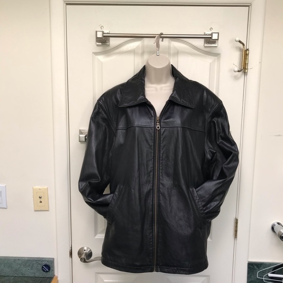 Wilson 💯 % genuine leather jacket - Picture 1 of 8